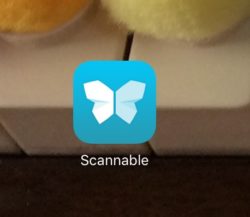 Scannableアプリの画像